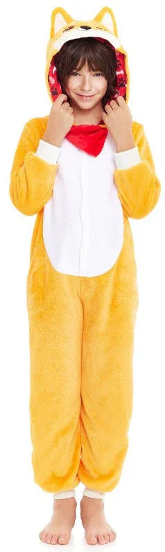 Disfraz de Perro Akita de Peluche Infantil Perro Partilandia